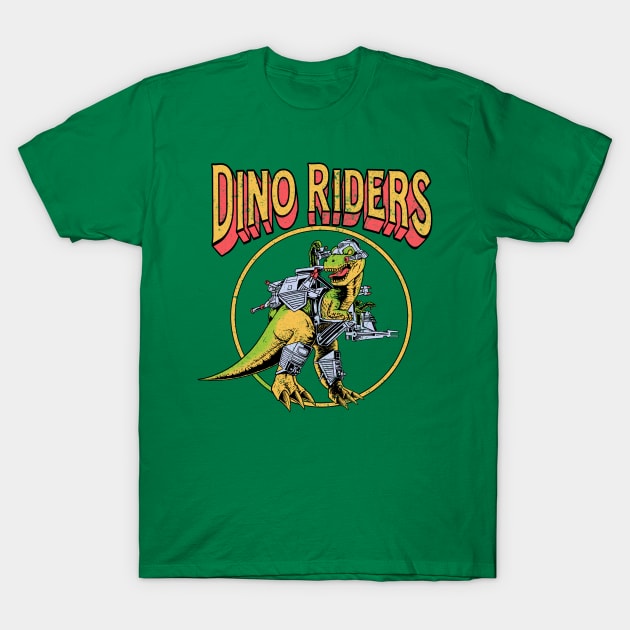 Dino-Riders The Adventure Begins 1988 T-Shirt by asterami